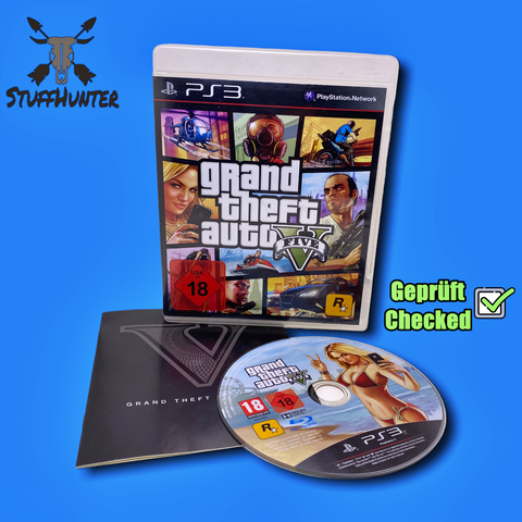 Grand Theft Auto V 5 - PS3 - Geprüft - USK18 * gut - STUFFHUNTER