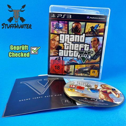 Grand Theft Auto V 5 - PS3 - Geprüft - USK18 | inkl. Karte * sehr gut - STUFFHUNTER