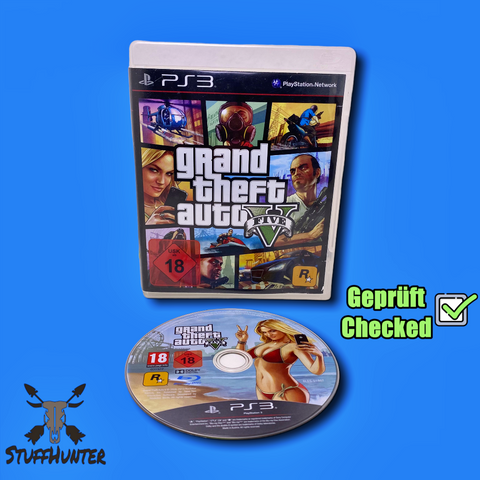 Grand Theft Auto V 5 - PS3 - Geprüft - USK18 | ohne Anleitung * gut - STUFFHUNTER