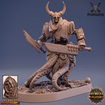 Horde of Dreadmarsh - General Gantza Pitch Untoter Skelett - 28-32mm 75mm - STUFFHUNTER