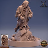 Horde of Dreadmarsh - The Dust Monk Untoter Skelett - 28-32mm 75mm - STUFFHUNTER