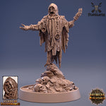 Horde of Dreadmarsh - The Hungerpriest Untoter Skelett - 28-32mm 75mm - STUFFHUNTER