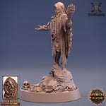 Horde of Dreadmarsh - The Hungerpriest Untoter Skelett - 28-32mm 75mm - STUFFHUNTER