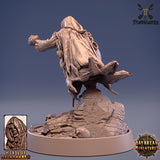 Horde of Dreadmarsh - The White Strangler Untoter Skelett - 28-32mm 75mm - STUFFHUNTER