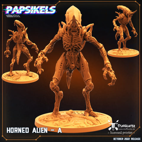 Horned Alien A - STUFFHUNTER