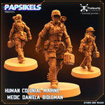 Human Marine Medic Daniela Bidleman - Colonial Troopers - STUFFHUNTER