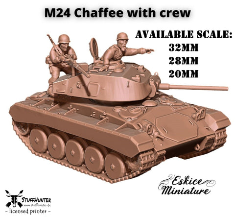 M24 Chaffee with Crew - STUFFHUNTER