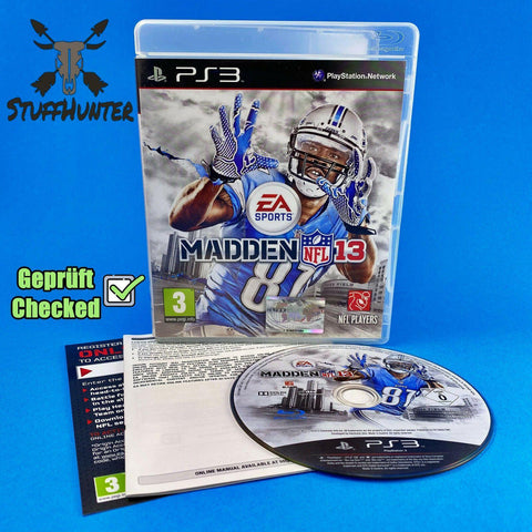 Madden NFL 13 - PS3 - Geprüft - USK0 * sehr gut - STUFFHUNTER