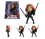 Marvel Captain America Civil War - Black Widow - Metals Die Cast Actionfigur 10cm JADA - STUFFHUNTER