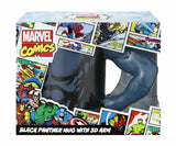 Marvel Comics Black Panther 3D Arm Tasse Kaffee Becher Keramik - 330ml - Blau - STUFFHUNTER