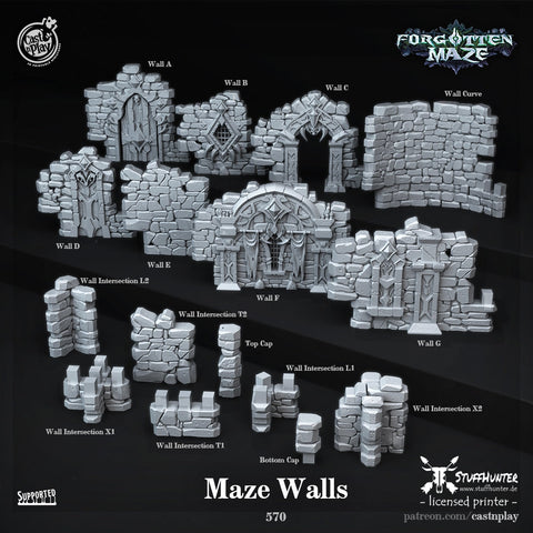 Maze Walls - Forgotten Maze - STUFFHUNTER