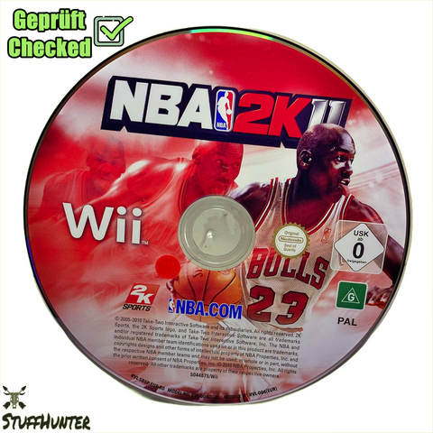 NBA 2K11 - Wii - Geprüft - USK0 | Disc only * Akzeptabel - STUFFHUNTER