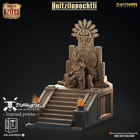 Pantheon of Aztecs - Huitzilopochtli - STUFFHUNTER