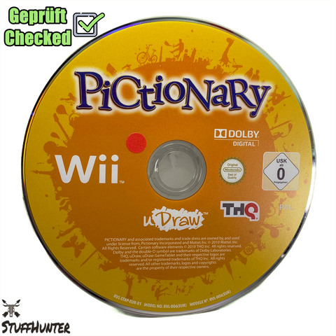 Pictionary - Wii - Geprüft - USK0 | Disc only * Akzeptabel - STUFFHUNTER