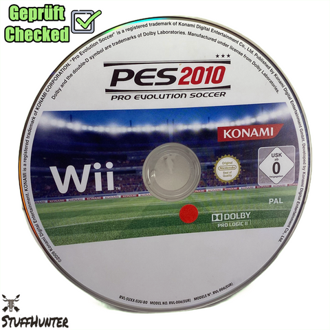 Pro Evolution Soccer 2010 - Wii - Geprüft - USK0 | Disc only * Akzeptabel - STUFFHUNTER