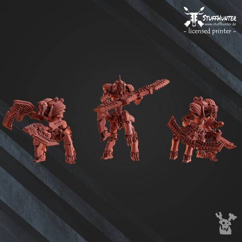 Robot Legions - Quadro Scorpion Destroyer Warriors (3) - STUFFHUNTER