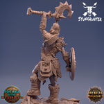 Sentinels of the Eastern Peaks - Shima Orcbane - 28-32mm 75mm - STUFFHUNTER