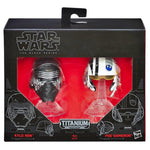 Star Wars Black Series - Die Cast Helm Sets - Kylo Ren & Poe Dameron - Hasbro 7cm - STUFFHUNTER