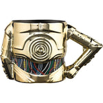 Star Wars C-3PO 3D Arm Tasse Kaffee Becher Keramik - 330ml - Gold - STUFFHUNTER