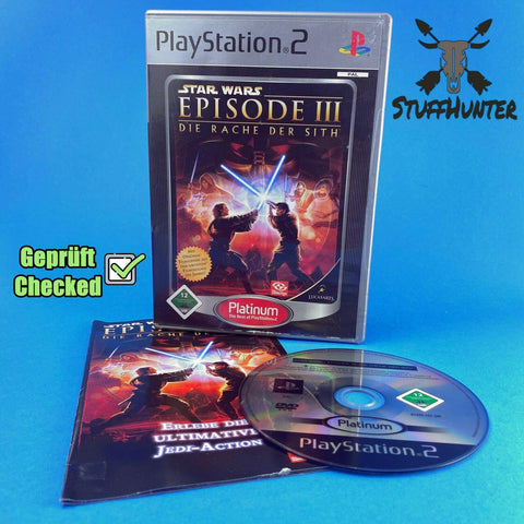 Star Wars Ep3 Die Rache der Sith [Platinium] - PS2 - Geprüft - USK12 Akzeptabel - STUFFHUNTER