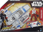 Star Wars The Force Awakens Hero Mashers - Resistance X-Wing & Pilot - Hasbro - STUFFHUNTER