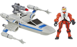 Star Wars The Force Awakens Hero Mashers - Resistance X-Wing & Pilot - Hasbro - STUFFHUNTER