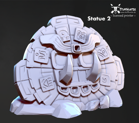 Statue 2 Calendar - Terrain Props Bits - Masks of Kiimil - STUFFHUNTER