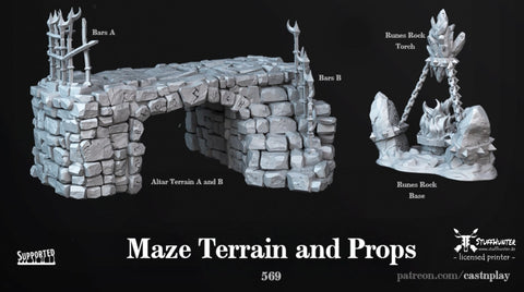 Terrain & Props - Forgotten Maze - STUFFHUNTER