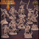 The Chaos Barbarians of Q - Bozonar the Subcertain - 32mm 75mm - STUFFHUNTER