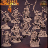 The Chaos Barbarians of Q - Bozonar the Subcertain - 32mm 75mm - STUFFHUNTER