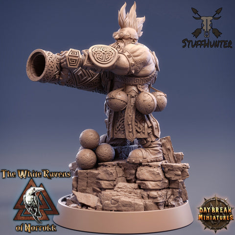 The White Ravens of Norrokk - Yul Kaboom Grummer - 32mm 75mm - STUFFHUNTER