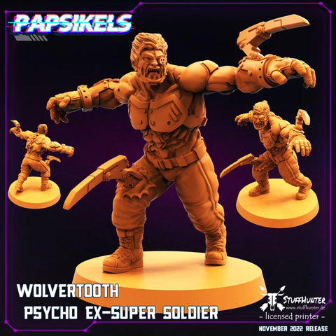 Wolvertooth Psycho Ex Super Soldier - STUFFHUNTER