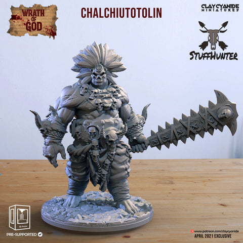 Wrath of God - Chalchiutotolin - 70mm - STUFFHUNTER