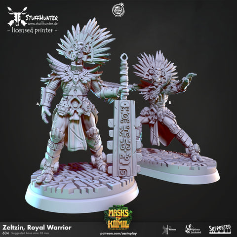 Zeltzin Royal Warrior - Masks of Kiimil - STUFFHUNTER