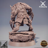 Zsagatai Drachen Echsenmenschen Champion - 28-32mm 75mm - STUFFHUNTER