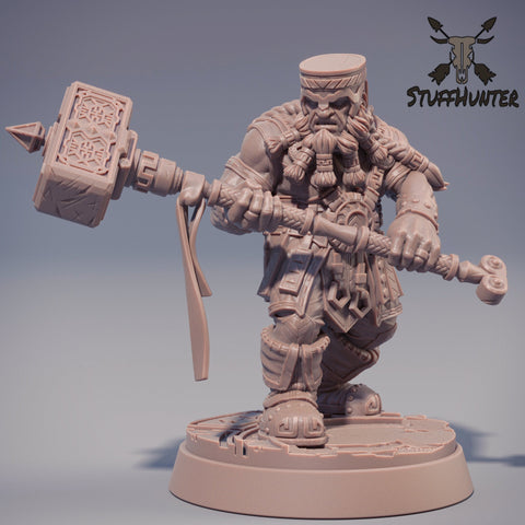 Zwerg Krieger - Kigan Krust - 32mm 75mm - STUFFHUNTER